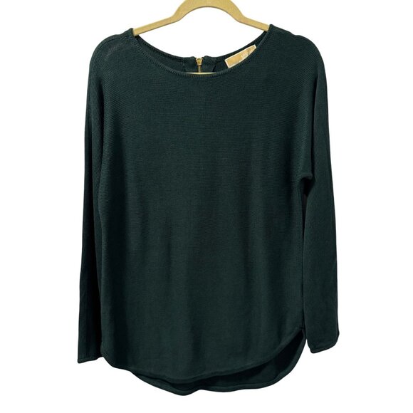 Michael Kors Dark Green Long Sleeve Knit Sweater Sz Small pullover sweater - Picture 5 of 12